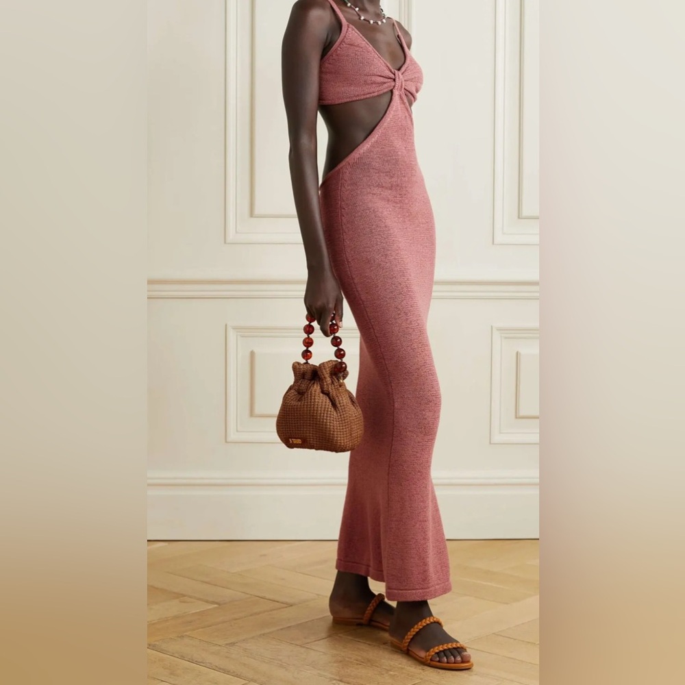 NWOT Cult Gaia Serita Knit Dress in Antique Rose